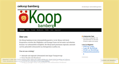 Desktop Screenshot of oekoopbamberg.wordpress.com