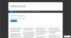 Desktop Screenshot of desportoemviana.wordpress.com