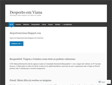 Tablet Screenshot of desportoemviana.wordpress.com