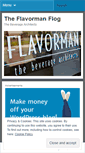 Mobile Screenshot of flavorman.wordpress.com