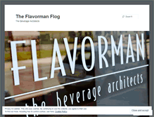 Tablet Screenshot of flavorman.wordpress.com
