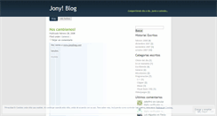 Desktop Screenshot of jonyfly.wordpress.com