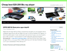 Tablet Screenshot of 20to200bluray.wordpress.com