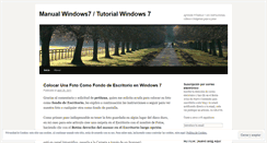 Desktop Screenshot of manualwindows7.wordpress.com