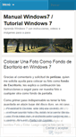 Mobile Screenshot of manualwindows7.wordpress.com