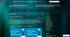 Desktop Screenshot of cloudyrevelations.wordpress.com