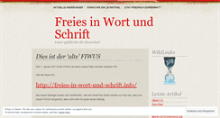 Desktop Screenshot of free1words.wordpress.com