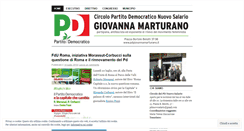 Desktop Screenshot of pdnuovosalario.wordpress.com