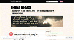 Desktop Screenshot of jennabears.wordpress.com