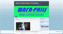 Desktop Screenshot of pinoywelders.wordpress.com