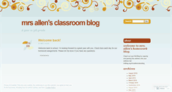 Desktop Screenshot of mrsallensroom.wordpress.com