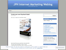 Tablet Screenshot of jphmarketing.wordpress.com