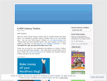 Tablet Screenshot of literacytoolbox.wordpress.com