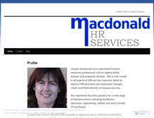 Tablet Screenshot of macdonaldhr.wordpress.com