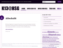 Tablet Screenshot of hsgnuernberg.wordpress.com