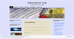 Desktop Screenshot of masstarot.wordpress.com