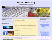 Tablet Screenshot of masstarot.wordpress.com