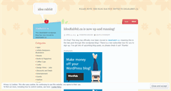 Desktop Screenshot of idearabbit.wordpress.com