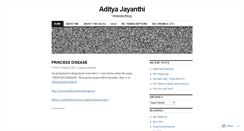Desktop Screenshot of ajayanthi.wordpress.com