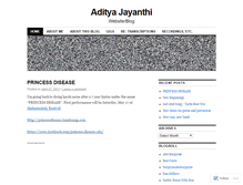 Tablet Screenshot of ajayanthi.wordpress.com