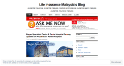 Desktop Screenshot of lifeinsurancemalaysia.wordpress.com