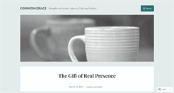 Desktop Screenshot of commongrace.wordpress.com