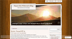 Desktop Screenshot of hayyusitawibowati.wordpress.com