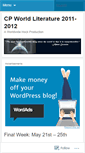 Mobile Screenshot of cpworldlithock2011.wordpress.com
