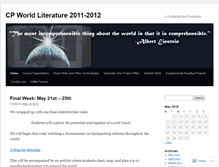 Tablet Screenshot of cpworldlithock2011.wordpress.com