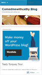 Mobile Screenshot of comedinewithcathy.wordpress.com