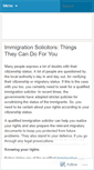 Mobile Screenshot of immigrationslough.wordpress.com
