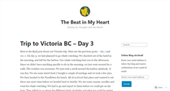 Desktop Screenshot of beatinmyheart.wordpress.com