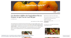 Desktop Screenshot of locavorespirit.wordpress.com