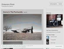 Tablet Screenshot of dinktography.wordpress.com