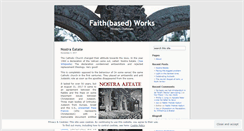 Desktop Screenshot of faithbasedworks.wordpress.com
