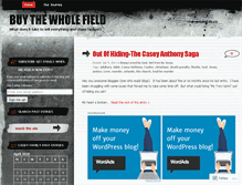 Tablet Screenshot of buythewholefield.wordpress.com