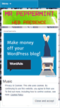 Mobile Screenshot of mrpeppermint.wordpress.com