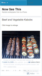 Mobile Screenshot of nowseethis.wordpress.com