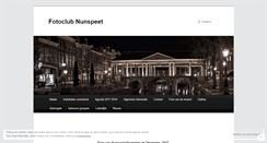 Desktop Screenshot of fotoclubnunspeet.wordpress.com