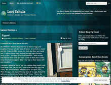 Tablet Screenshot of lorischulz.wordpress.com