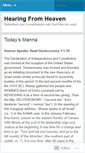 Mobile Screenshot of hearingfromheaven.wordpress.com