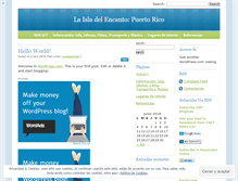 Tablet Screenshot of isladelencantopr.wordpress.com