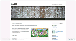 Desktop Screenshot of july233.wordpress.com