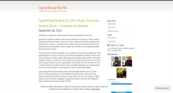 Desktop Screenshot of openmusicmedia.wordpress.com