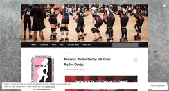 Desktop Screenshot of nidarosrollerderby.wordpress.com