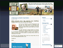 Tablet Screenshot of keithsdadkeith.wordpress.com