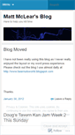 Mobile Screenshot of mattmclear.wordpress.com