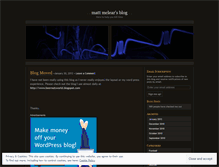 Tablet Screenshot of mattmclear.wordpress.com