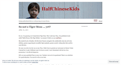 Desktop Screenshot of halfchinesekids.wordpress.com