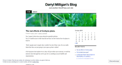 Desktop Screenshot of darrylmilligan.wordpress.com